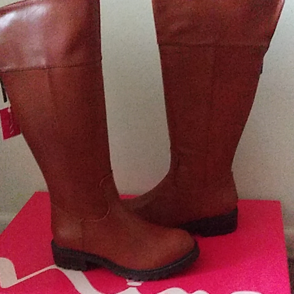 Kids knee high riding boot